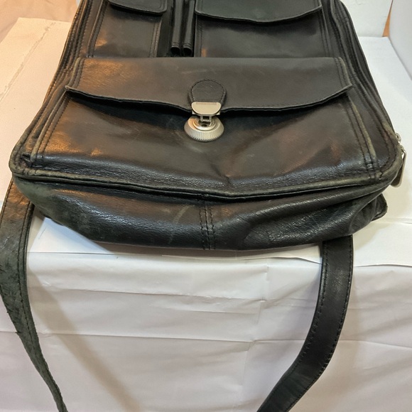 Black Leather UNISEX Bag - Picture 8 of 8